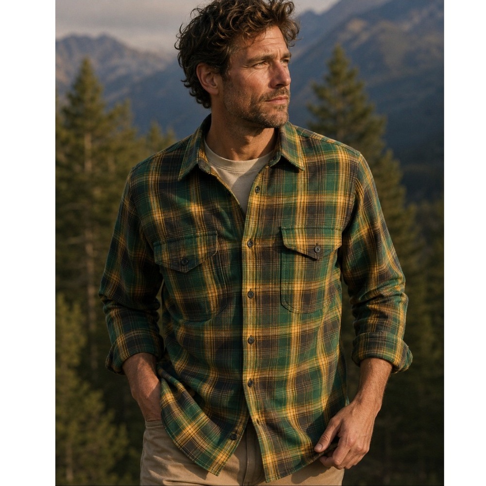 Filson LIGHTWEIGHT ALASKAN GUIDE SHIRT Plaid XL Cotton WORKWEAR HERITAGE RUGGED